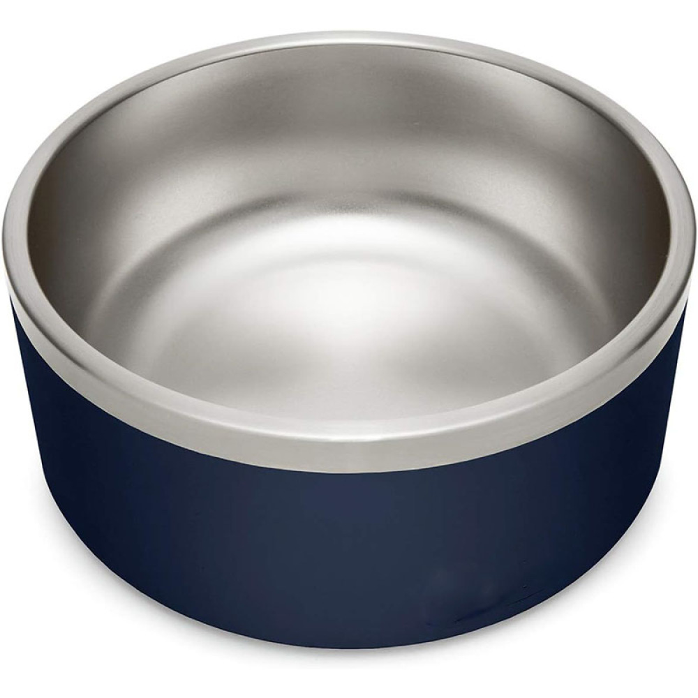 Gamelle pour chien Credrink - Gamelle isotherme pour nourriture et eau pour chien de 64 l, antidérapante, à double paroi, en acier inoxydable, grande taille, pour races moyennes et grandes, gamelle en métal pour chien d'intérieur et d'extérieur, gamelle durable pour animaux de compagnie pour chiots, chiens et chats