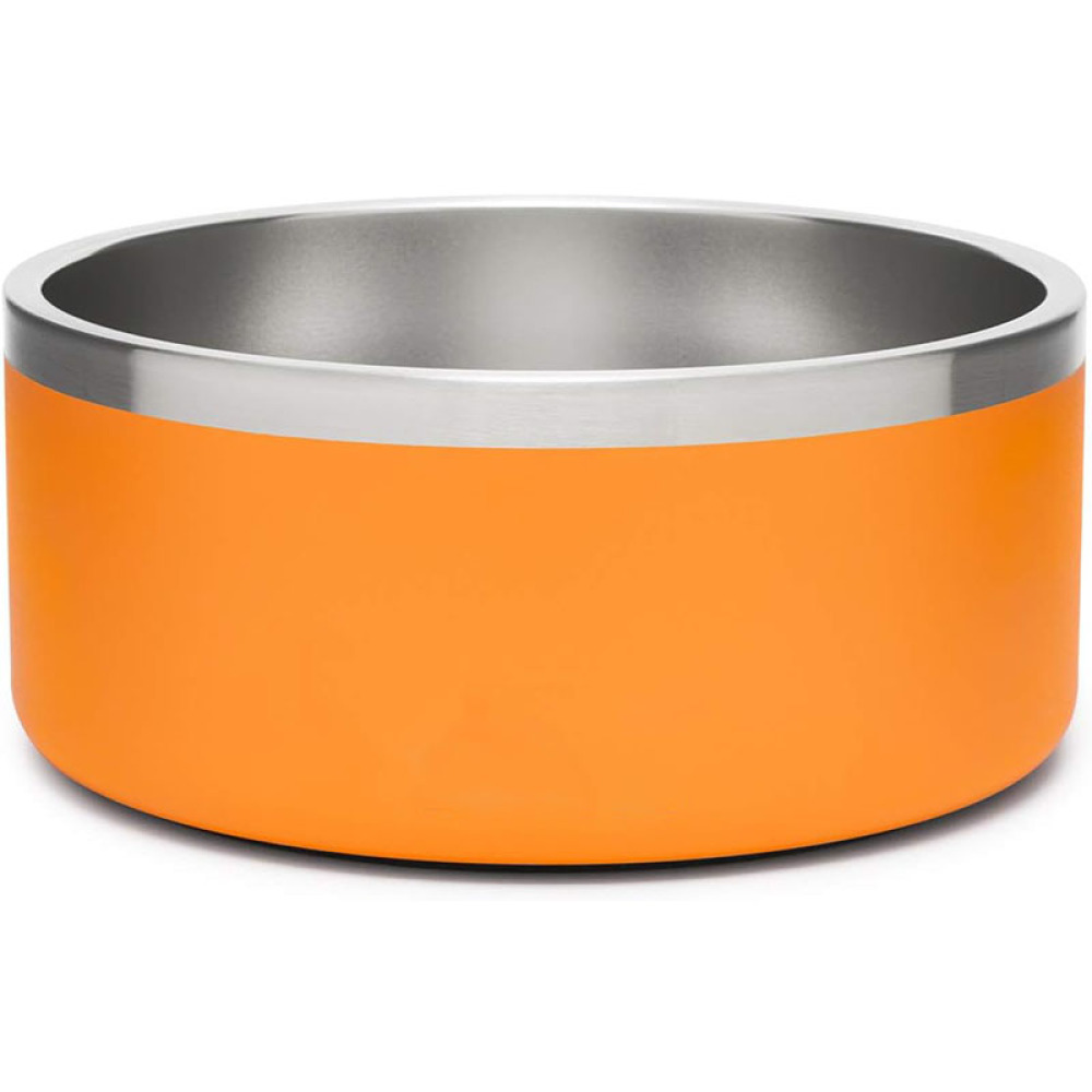 Gamelle pour chien Credrink - Gamelle isotherme pour nourriture et eau pour chien de 64 l, antidérapante, à double paroi, en acier inoxydable, grande taille, pour races moyennes et grandes, gamelle en métal pour chien d'intérieur et d'extérieur, gamelle durable pour animaux de compagnie pour chiots, chiens et chats