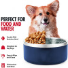 Credrink 66oz Insulated Dog Bowl Double Wall Stainless Steel Dog Food Dish Non-Slip Spill Proof Dishwasher Safe Cat Bowl Water Bowl for Feeding Large Medium Small Pets