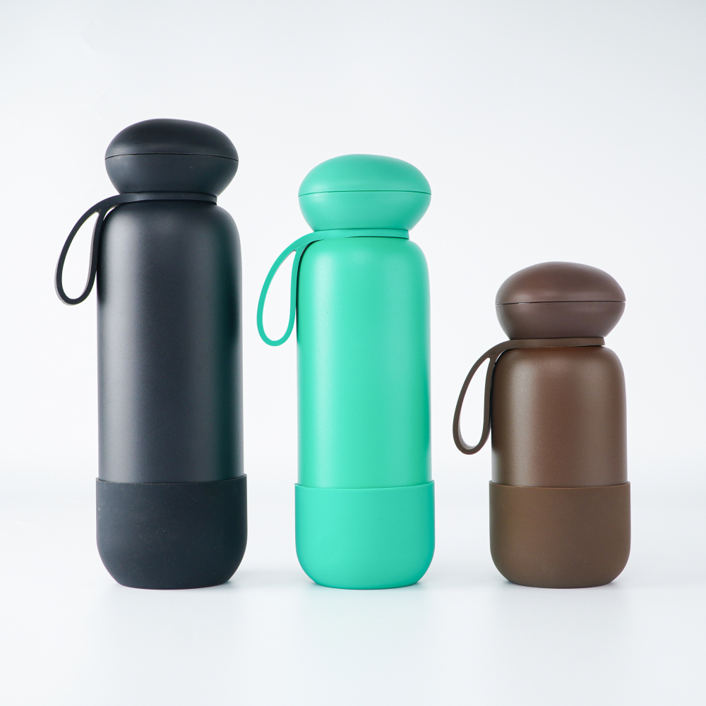 Credrink Pebble Flask Customize your Bottle Pebble Cap Loop