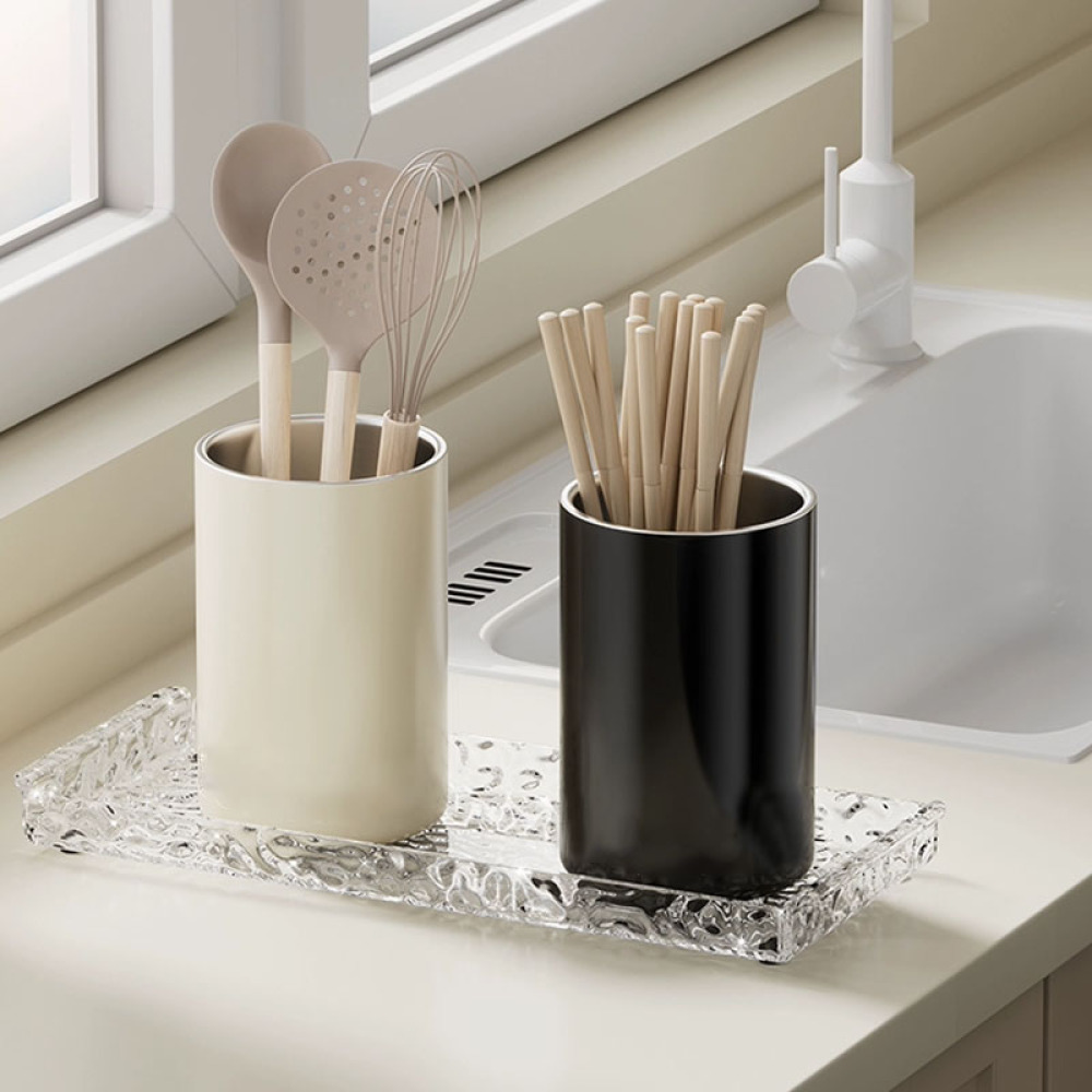 Credrink Light luxury cream mouthwash cup for couples stainless steel toothbrush cup for home use toothbrushes dental jars wash cup cover