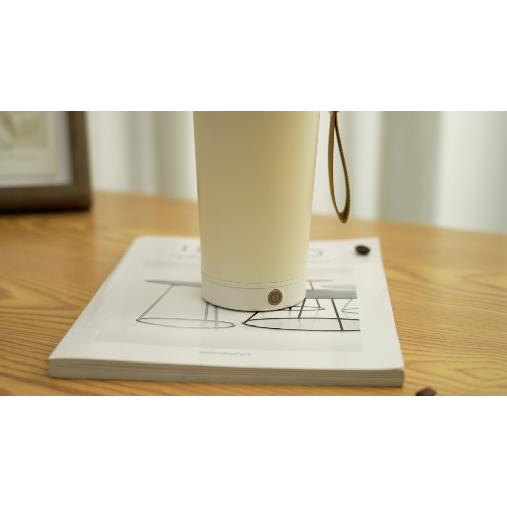 Credrink Tasse à café isotherme automatique en acier inoxydable à double paroi avec couvercle, tasse thermos de voyage portable, tasse à café chaude et froide réutilisable