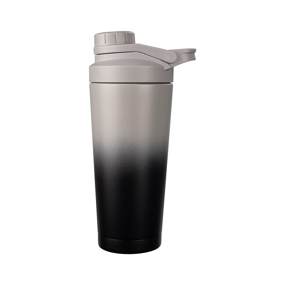 Bouteille shaker en acier inoxydable Credrink avec conception silencieuse - Bouteille shaker en métal isolée brevetée de 24 oz pour mélanges de protéines et pré-entraînement 100 % étanche