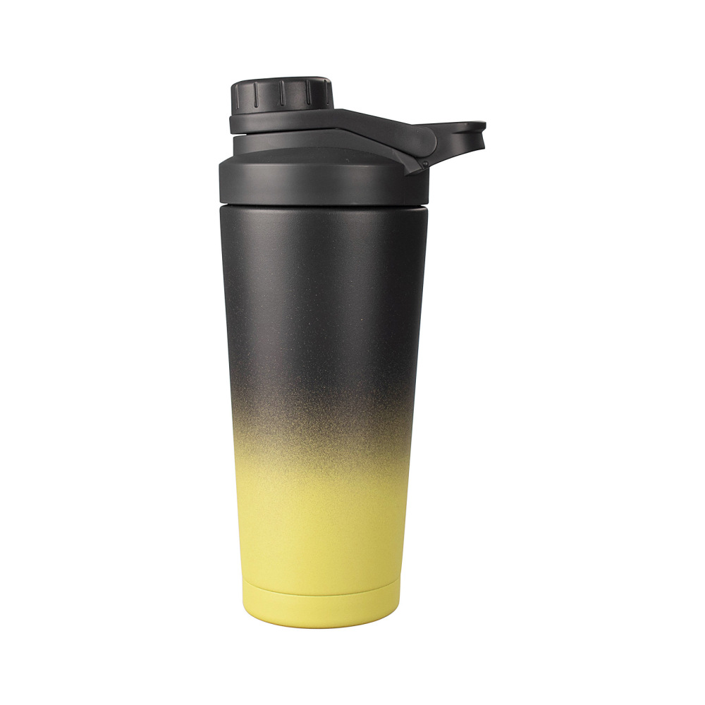 Bouteille shaker en acier inoxydable Credrink avec conception silencieuse - Bouteille shaker en métal isolée brevetée de 24 oz pour mélanges de protéines et pré-entraînement 100 % étanche