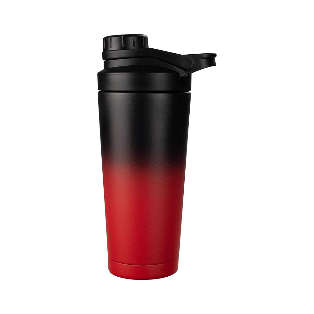 Bouteille shaker en acier inoxydable Credrink avec conception silencieuse - Bouteille shaker en métal isolée brevetée de 24 oz pour mélanges de protéines et pré-entraînement 100 % étanche