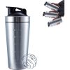 Credrink 25oz Shaker Bottle with Wire Whisk, Protein Shaker Bottle for Protein Mixes Stainless Steel Shaker Bottle, Metal Shaker Bottle,Large Shaker Bottle 