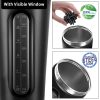 Credrink Protein Shaker Bottle, 28oz Shaker Bottles for Protein Mixes and Pre Workout Visible Window Stainless Steel Shaker Bottle Leak Proof 