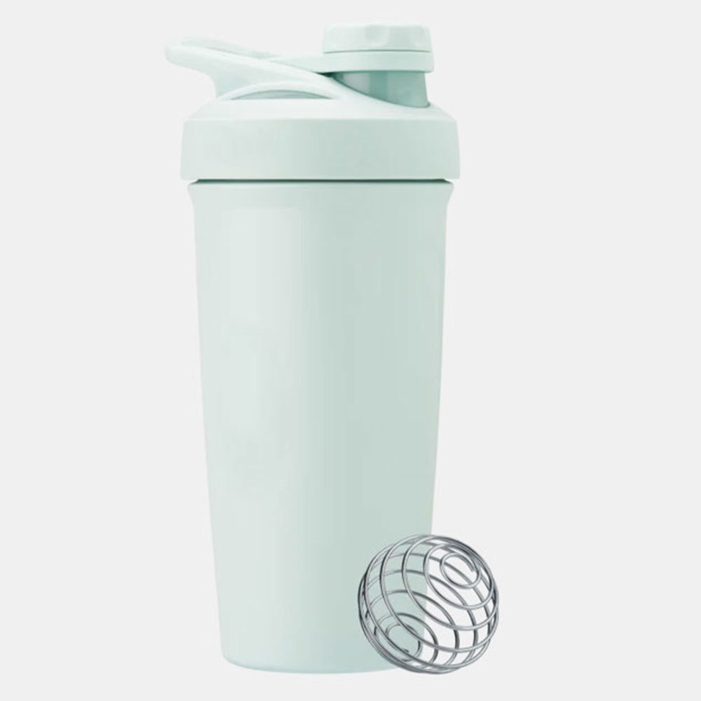 Bouteille shaker Credrink avec fouet métallique Bouteille shaker pour protéines pour mélanges de protéines Bouteille shaker en acier inoxydable Bouteille shaker en métal Grande bouteille shaker Conception anti-fuite sans BPA