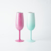 Credrink  Factory Direct wholesale Custom logo print double wall stainless steel vacuum champagne flute Award-winning Design with Detachable Stem