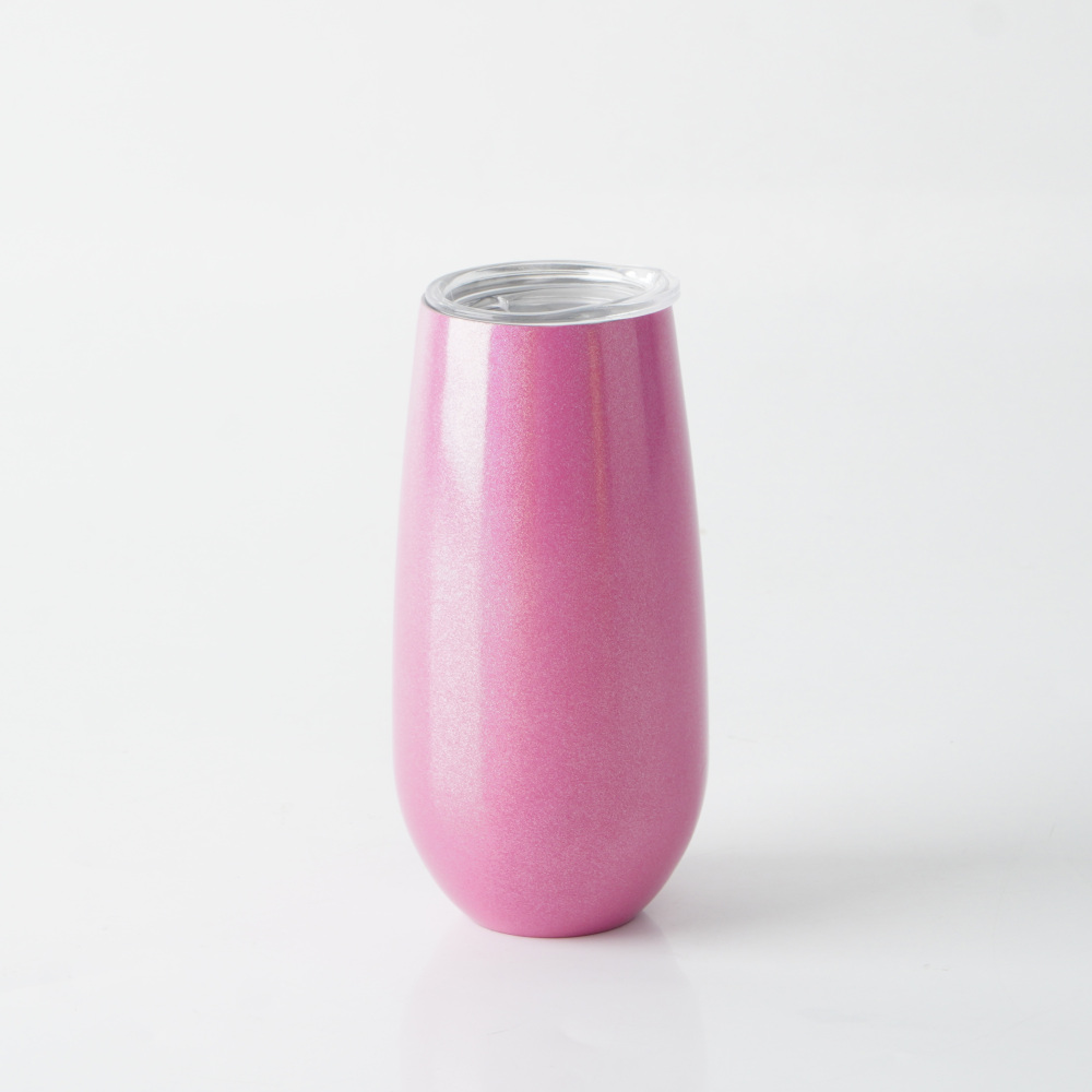 Credrink Factory Direct wholesale Custom logo print double wall stainless steel vacuum champagne flute Award-winning Design with Detachable Stem