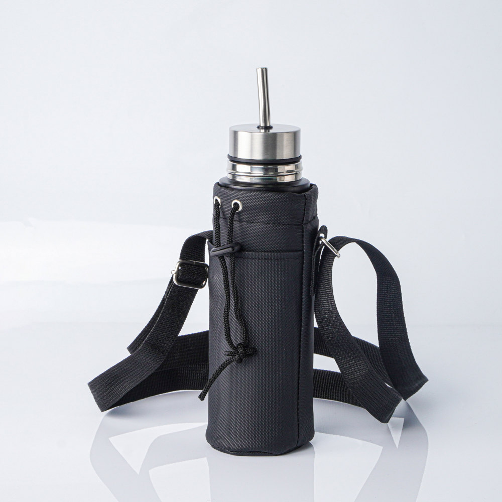 Nuevo set termo automático 3 en 1 Credrink de 500 ml para Yerba Mate con bolsa – Termo automático – Mate Argentino 500 ml - Vaso termo mate y bombilla todo en uno - No necesitas rellenarlo cada vez que quieras beber