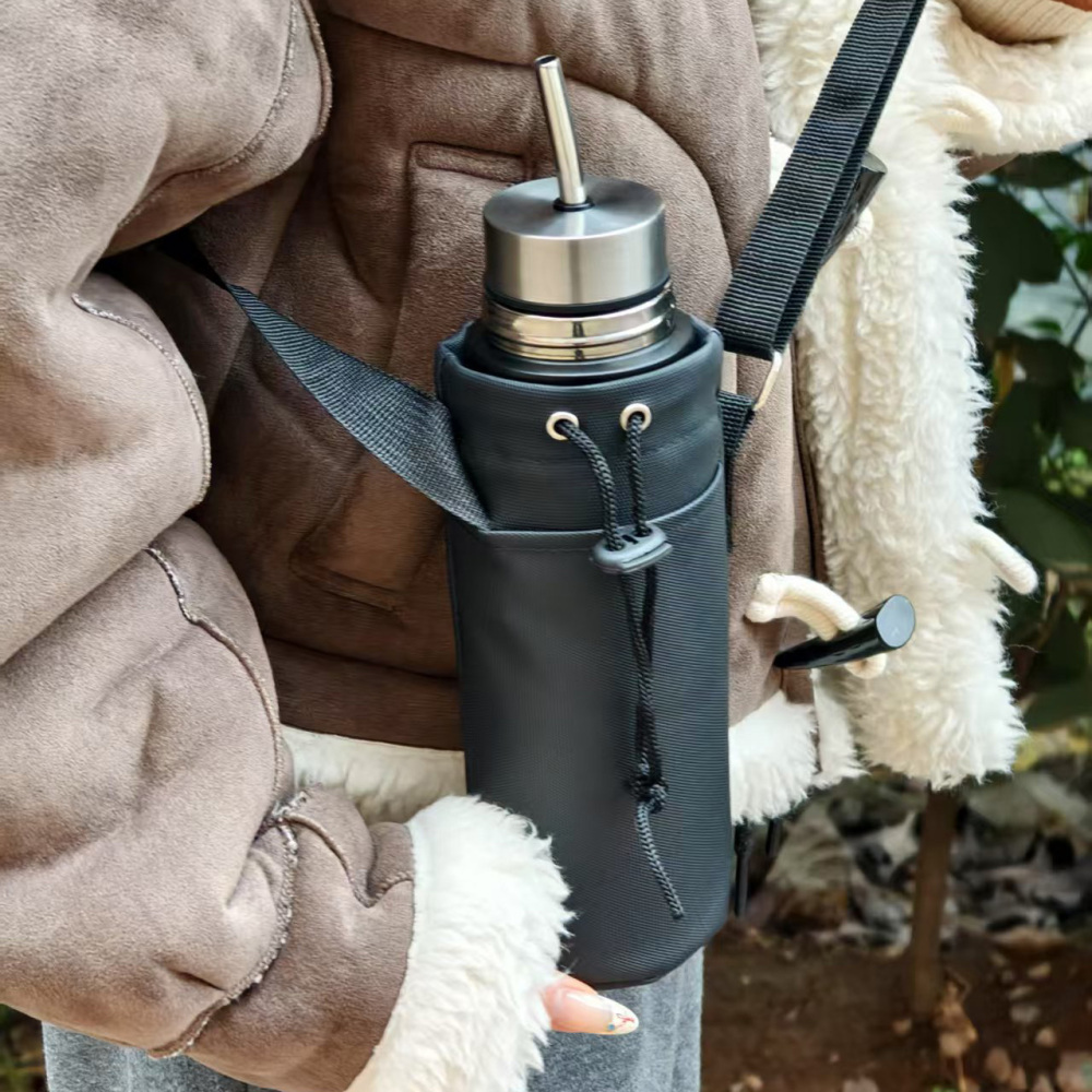 Nuevo set termo automático 3 en 1 Credrink de 500 ml para Yerba Mate con bolsa – Termo automático – Mate Argentino 500 ml - Vaso termo mate y bombilla todo en uno - No necesitas rellenarlo cada vez que quieras beber