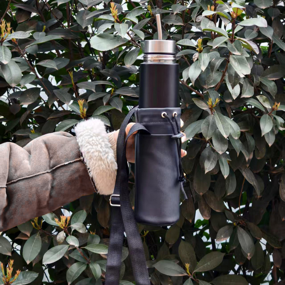 Nuevo set termo automático 3 en 1 Credrink de 500 ml para Yerba Mate con bolsa – Termo automático – Mate Argentino 500 ml - Vaso termo mate y bombilla todo en uno - No necesitas rellenarlo cada vez que quieras beber