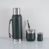 Credrink Yerba Mate thermos kit handle 1.0L mate thermos with handle 8oz&4OZ  Cup Stainless Steel Mate Cup with 1 Bombillas Double Wall Vacuum Insulated Yerba Mate Gourd Unique Mate Cup plus thermo And Bombilla Set