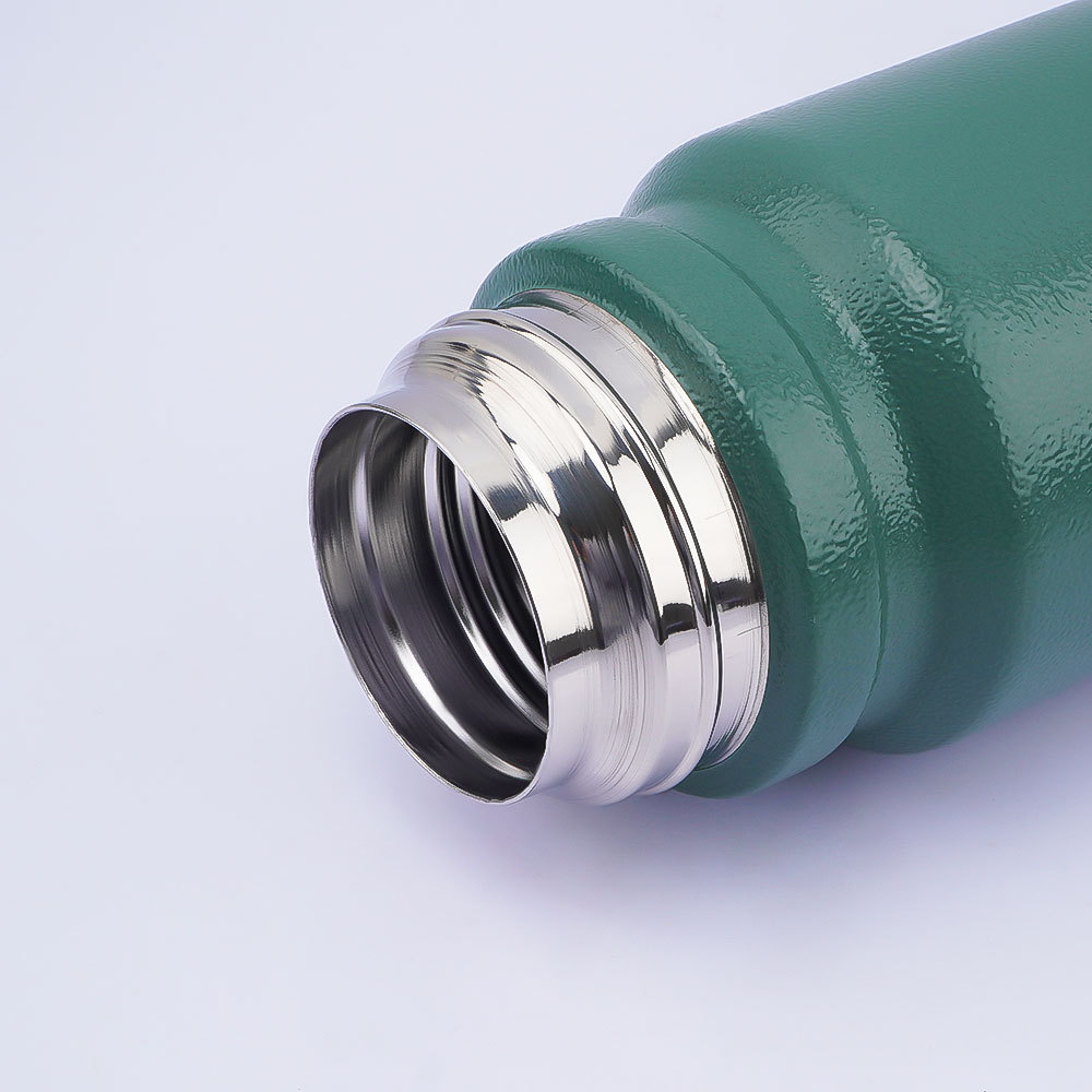 Credrink Complete Yerba Mate Set - большой новый термос объемом 1 л, современная чашка для мате объемом 9 унций, бомбилья и щетка для чистки в комплекте - все из высококачественной нержавеющей стали 304 18/8