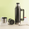 Ensemble complet de maté Credrink - Grand thermos de 1300 8 ml et tasse à maté moderne de 304 ml, Bombilla et brosse de nettoyage incluses - Tout en acier inoxydable 18 8/XNUMX de qualité supérieure