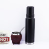 Credrink Complete Yerba Mate Set - 1L thermos with handle & 9oz TPR Mate Gourd cup with Bombilla and Cleaning Brush Included - All Premium Quality 304 18/8 Stainless Steel