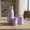 Credrink Factory Direct wholesale set Termo Mate cup & tea container Yerbera/azucerera Acero Inox -Lila