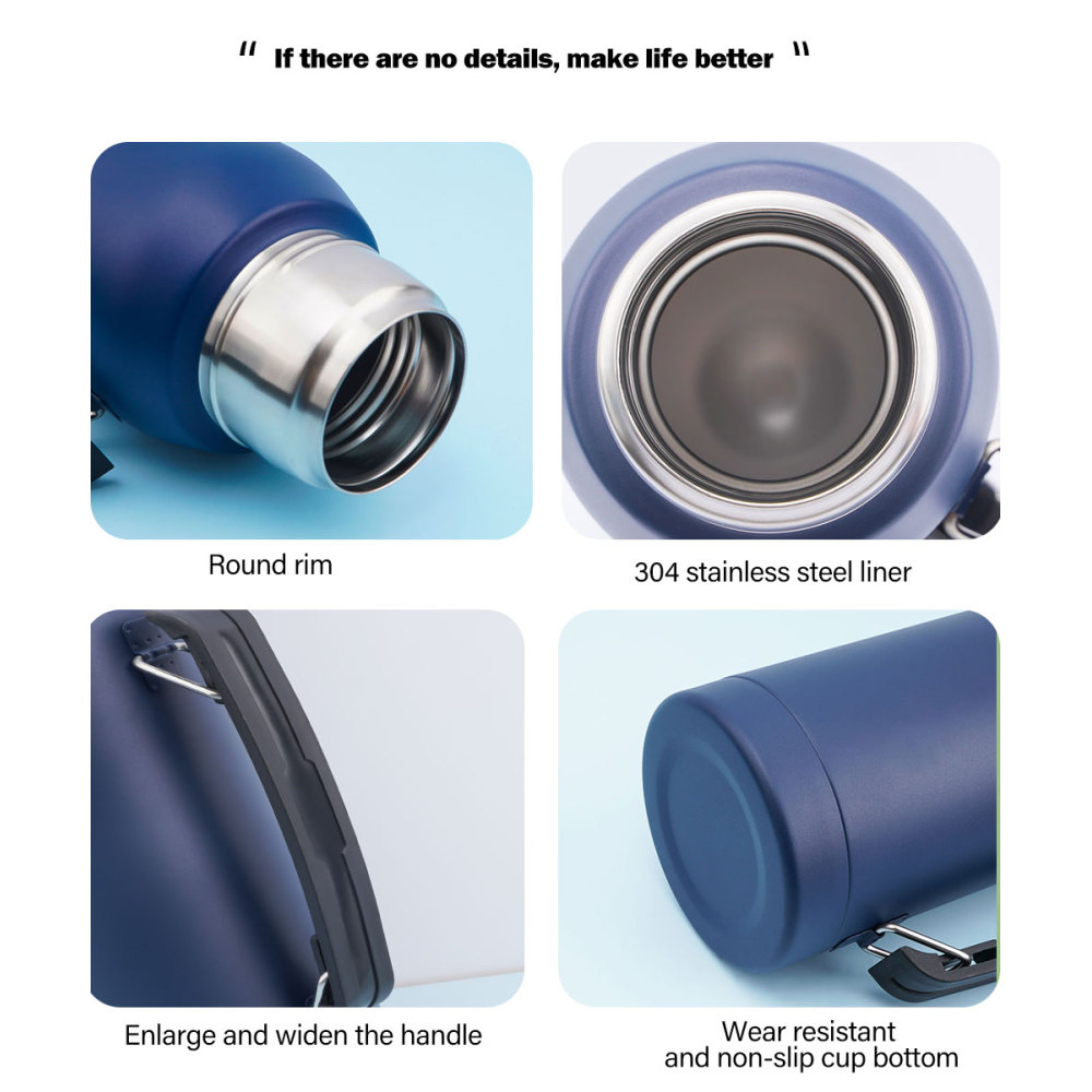 Credrink Complete Yerba Mate Set - 32oz&12oz Modern Mate Gourd Thermos Bombilla and Cleaning Brush Included - All Premium Quality 304 18/8 Stainless Steel