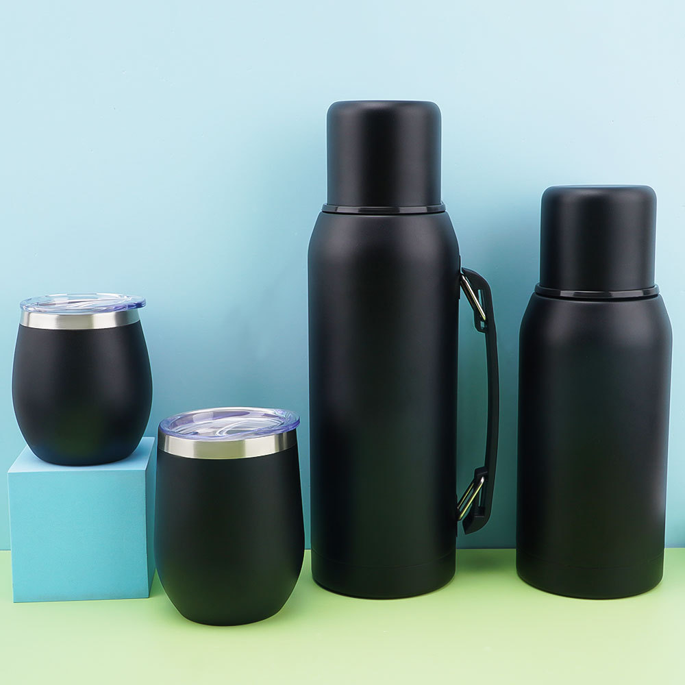 Credrink Complete Yerba Mate 세트 - 25oz & 8oz Modern Mate Gourd Thermos Bombilla 및 세척 브러시 포함 - 모든 프리미엄 품질 304 18/8 스테인리스 스틸