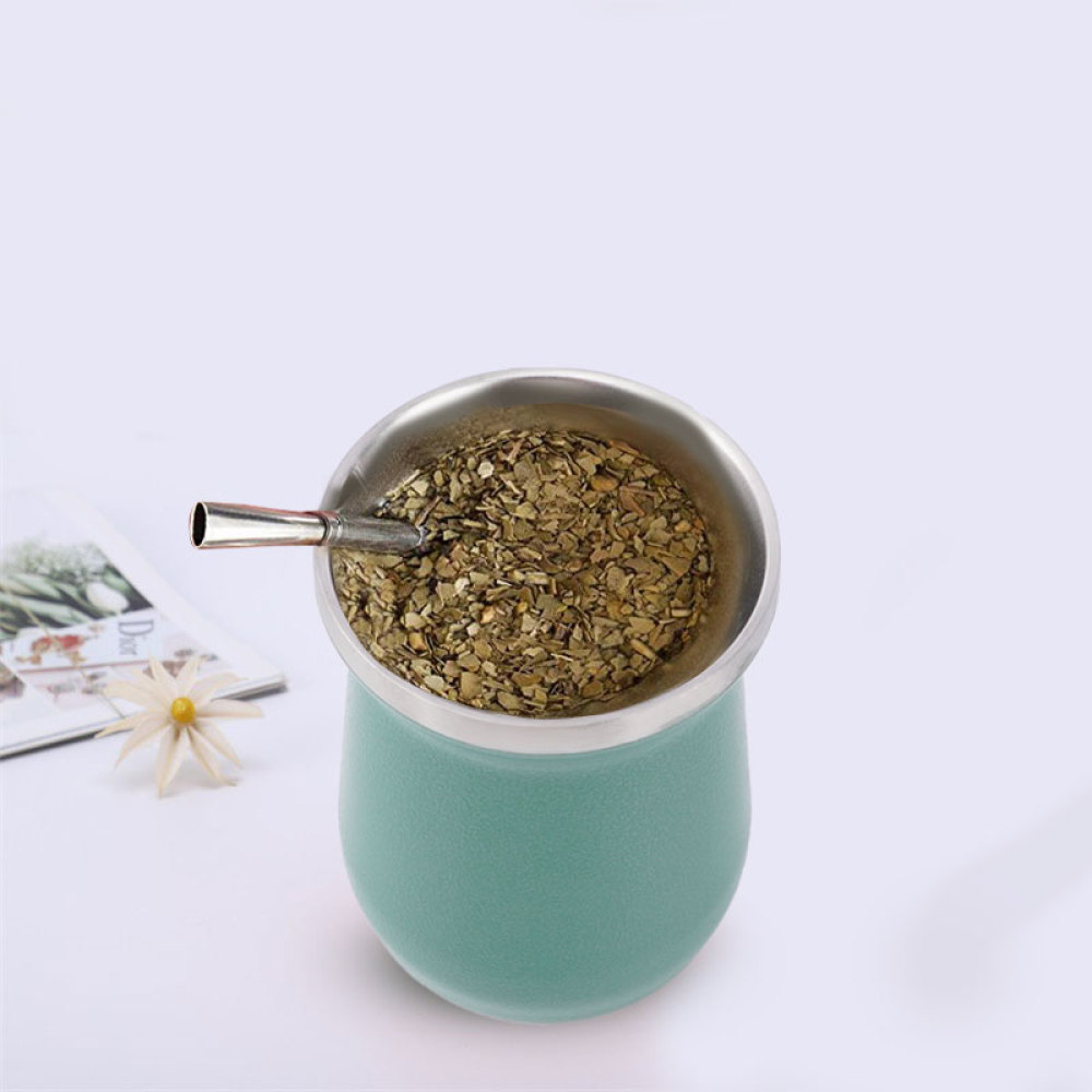 Credrink Complete Yerba Mate 세트 - 32oz&8oz Modern Mate Gourd Thermos Bombilla - 모든 프리미엄 품질 304 18/8 스테인리스 스틸