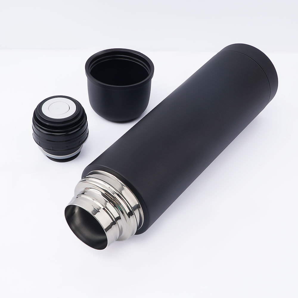 Ensemble complet de maté Credrink - Thermos normal de 750 ml et nouvelle tasse à maté moderne de 270 ml Bombilla et brosse de nettoyage incluses - Tout en acier inoxydable 304 18/8 de qualité supérieure