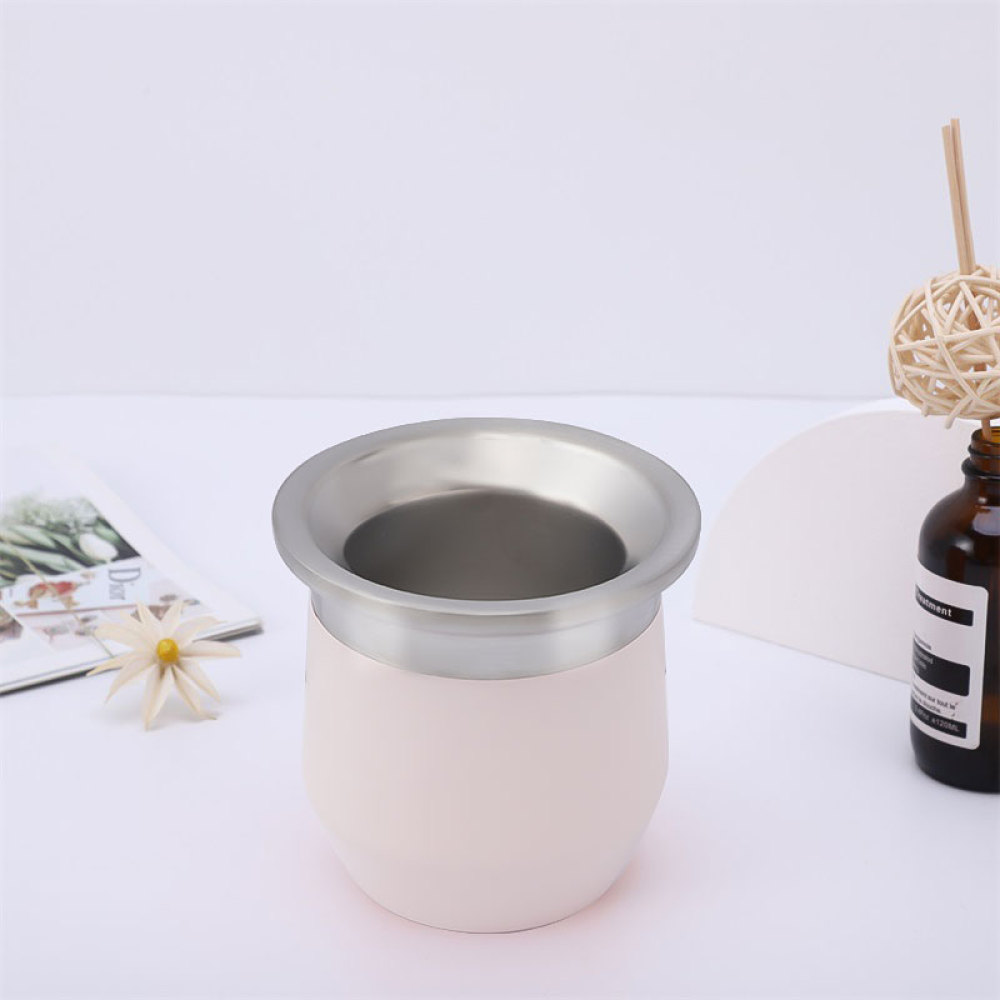 Ensemble complet de maté Credrink - Thermos normal de 750 ml et nouvelle tasse à maté moderne de 270 ml Bombilla et brosse de nettoyage incluses - Tout en acier inoxydable 304 18/8 de qualité supérieure