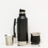 Набор термосов Credrink Yerba Mate, 1.2 л термос для мате, чашка объемом 8 унций, нержавеющая сталь, чашка для мате с 1 бомбильей, вакуумная изоляция, двойные стенки, уникальная чашка для мате, а также набор термосов и бомбильи