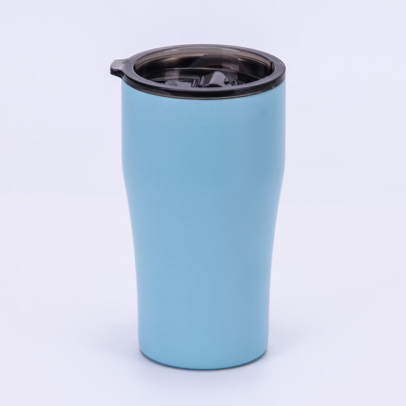 Customized Color 300/500 ML Travel Coffee Mugs Stainless Steel Double Wall Vacuum Insulated Water Bottle With Plastic Lid