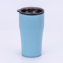 Customized Color 300/500 ML Travel Coffee Mugs Stainless Steel Double Wall Vacuum Insulated Water Bottle With Plastic Lid