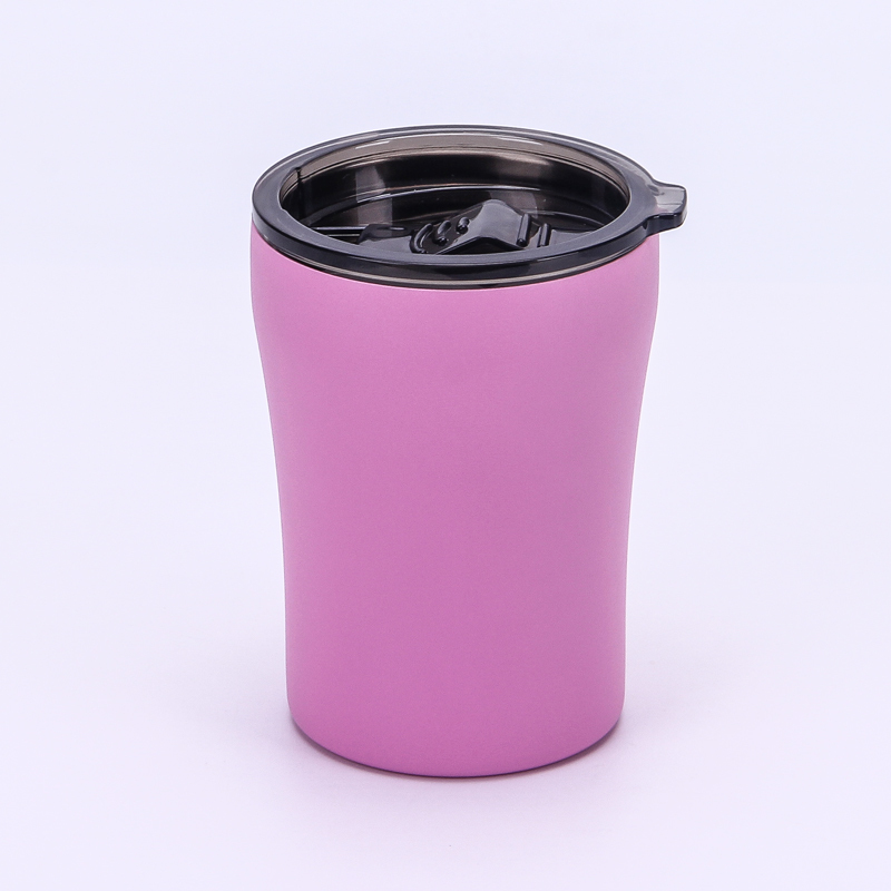 Customized Color 300/500 ML Travel Coffee Mugs Stainless Steel Double Wall Vacuum Insulated Water Bottle With Plastic Lid