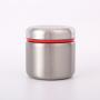 Customized Color Portable Small  Double Wall Stainless Steel Food Flask Vacuum Insulated Drinking Holder with Lid