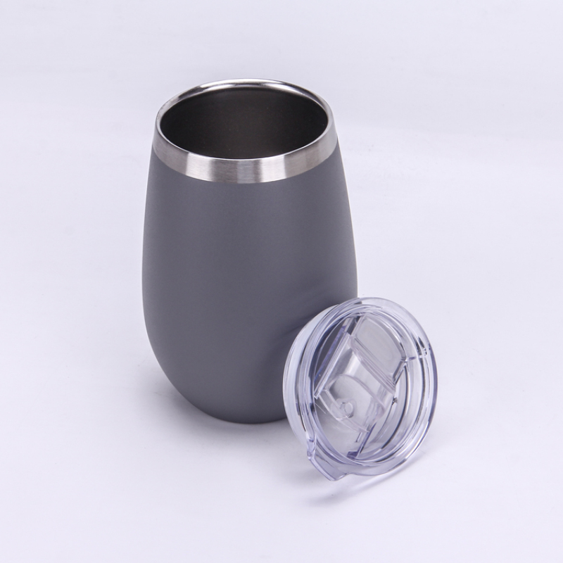 Custom Color 350ml Stainless Steel Coffee Cups Double Wall Stainless Steel  Vacuum Insulated Belly Coffee Mugs with Lids