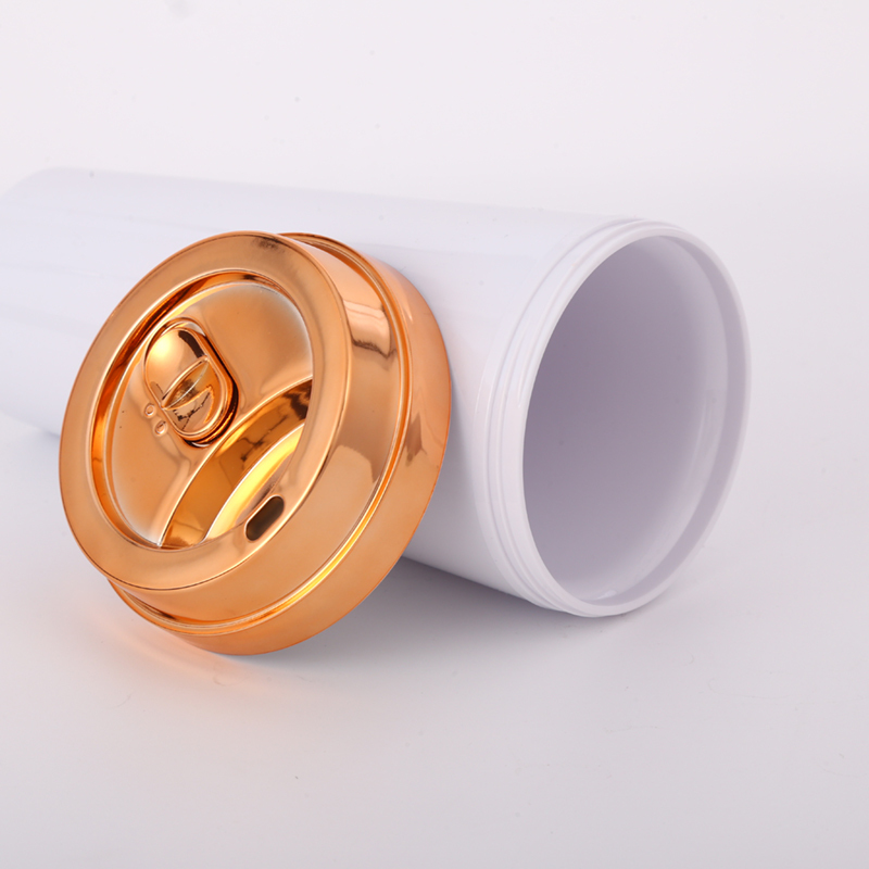 Custom Printing Eco Friendly 500ML Plastic Double Wall Travel Mug Coffee Cup