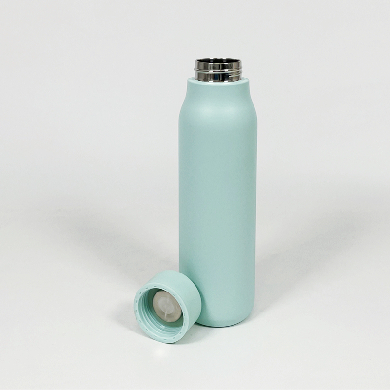 Custom Logo Stainless Steel 550ML Sport Water Bottle Double Wall Stainless Steel Vacuum Insulated Travel Water Bottle with Lid