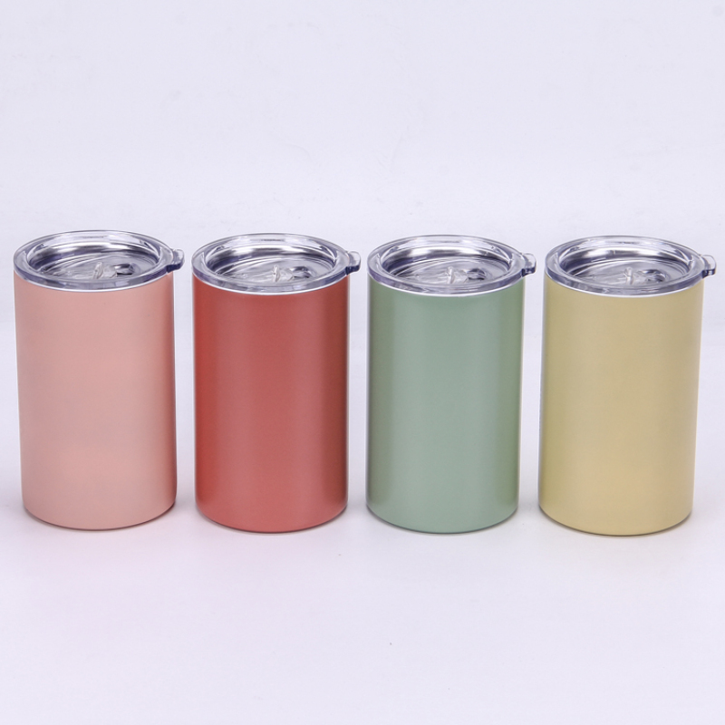 Wholesale 350ML Travel Coffee Mugs Double Wall Vacuum Insulated Stainless Steel Water Bottle With BPA FREE Plastic Lid