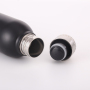 Custom Logo 500ml/750ml Stainless Steel Water Bottle Double Wall Vacuum Insulated Sport Water Bottle with Steel Lid