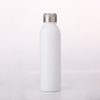 Custom Logo 500ml/750ml Stainless Steel Water Bottle Double Wall Vacuum Insulated Sport Water Bottle with Steel Lid