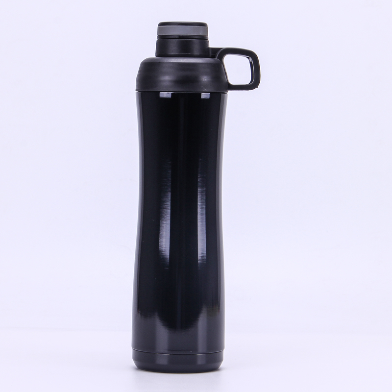 Large Capacity 750ml Double Wall Stainless Steel Vacuum Insulated Water Bottle Travel Bottle with Handle and Lid