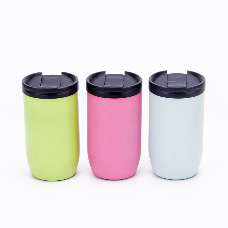 Factory Wholesale 350ML Travel Tumbler Double Wall Stainless Steel Vacuum Insulated Coffee Travel Mugs with Different Lids