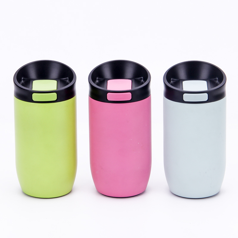 Factory Wholesale 350ML Travel Tumbler Double Wall Stainless Steel Vacuum Insulated Coffee Travel Mugs with Different Lids
