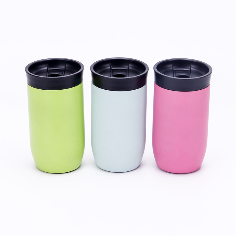 Factory Wholesale 350ML Travel Tumbler Double Wall Stainless Steel Vacuum Insulated Coffee Travel Mugs with Different Lids