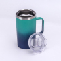 Custom 500ML Travel Coffee Cups Stainless Steel Double Wall Vacuum Insulated Travel Mugs with Stainless Steel Handle