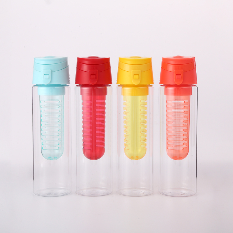 700ml Plastic Fruit Infuser Sport Water Bottle Tritan Bpa Free Factory