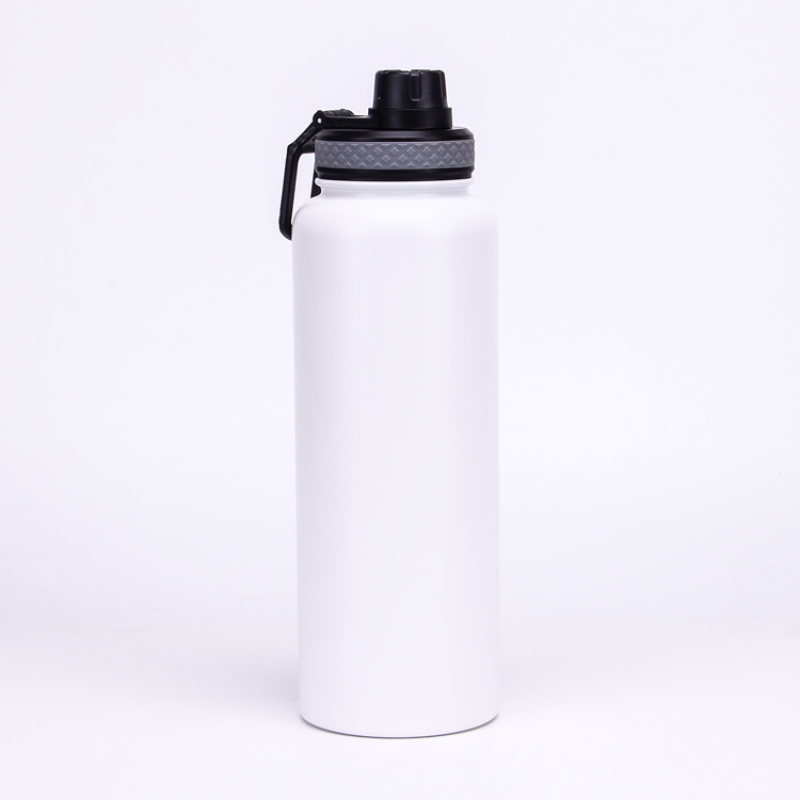Large Capacity Wide Mouth Stainless Steel Vacuum Insulated Water Bottle 1200ml Thermos Flask Water Bottle for Sport Gym