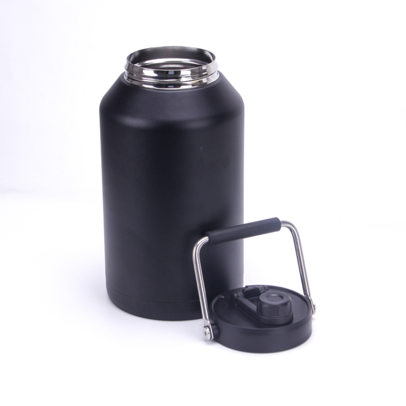 Large Capacity 1900ml 3800ml Stainless steel Bottle Double Wall Vacuum Insulated Flask Drinking Water Bottle with Handle