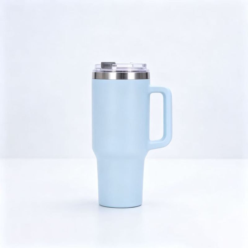 Wholesale Bulk 40 oz Large Capacity Outdoor Travel Double Wall Stainless Steel Hot and Cold Coffee Tumbler With Straw