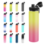 550ml 750 ml Outdoor Sports thermos Portable Insulated Double Wall Water Bottle with handle