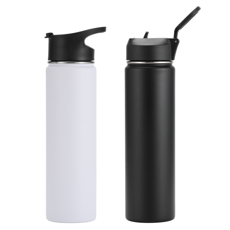 550ml 750 ml Outdoor Sports thermos Portable Insulated Double Wall Water Bottle with handle