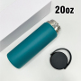 Unisex Stainless Steel Wide-Mouth Water Bottle Flex Cap Double-Wall Vacuum Insulation Direct Drinking Outdoor Activities Hiking